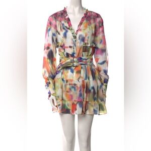 Alexis Colorful Long Sleeve Dress